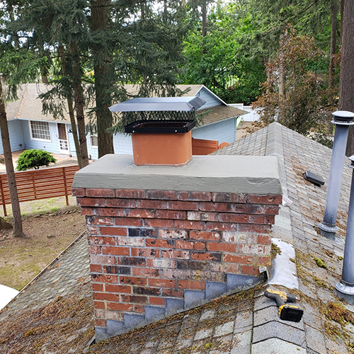 After Chimney Crown Installation