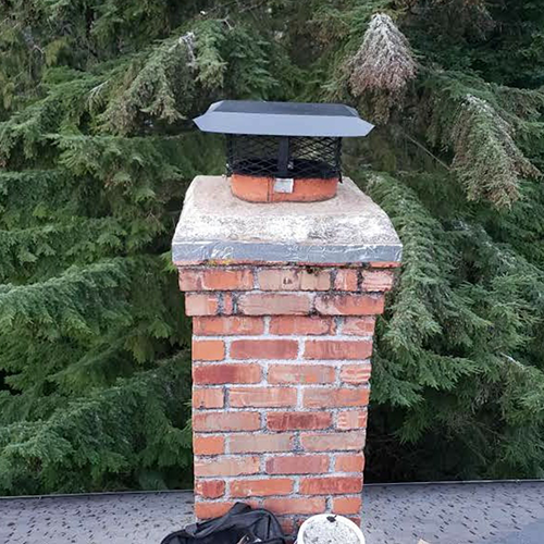 Before Chimney Crown Repair