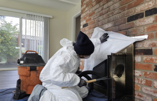 Chimney sweep and fireplace cleaning