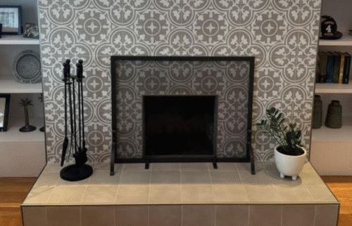 Mantel and facing upgrade
